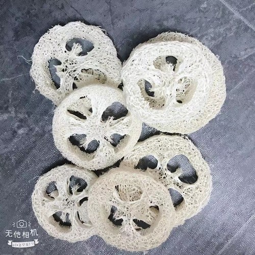 Loofah bird chew toy pet dental care item Loofah pieces Loofah slices