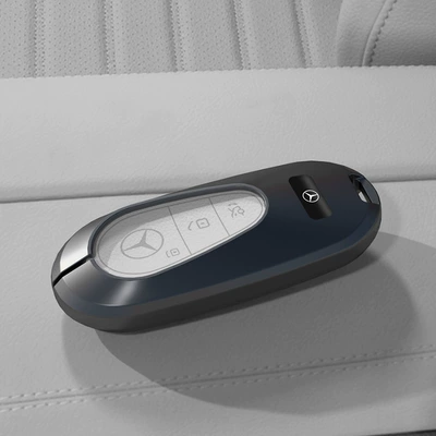 2025 Mercedes-Benz Glc300L Key Car key bag - c-style-gun-color-nebula-gray-single-key-cover