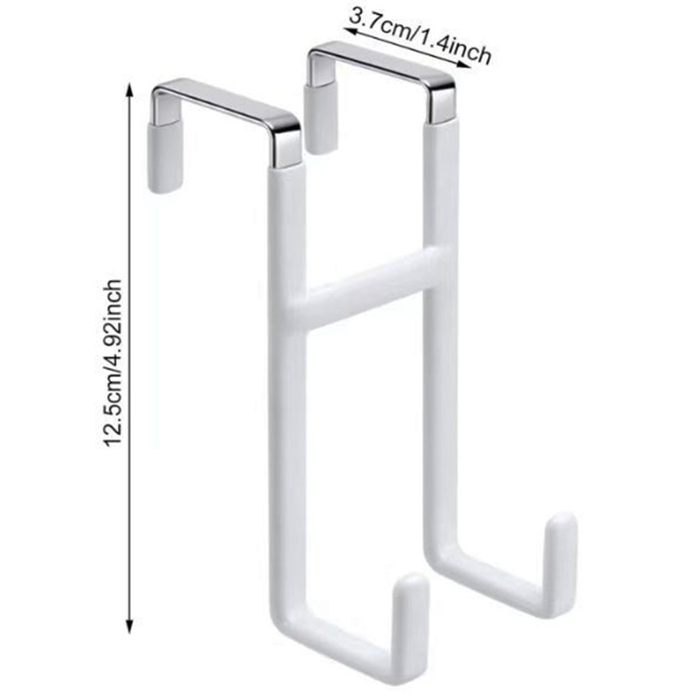 Gancho trasero de puerta sin clavos transfronterizo Gancho para ropa sin costuras impregnado de pegamento Gancho trasero de puerta de baño portátil