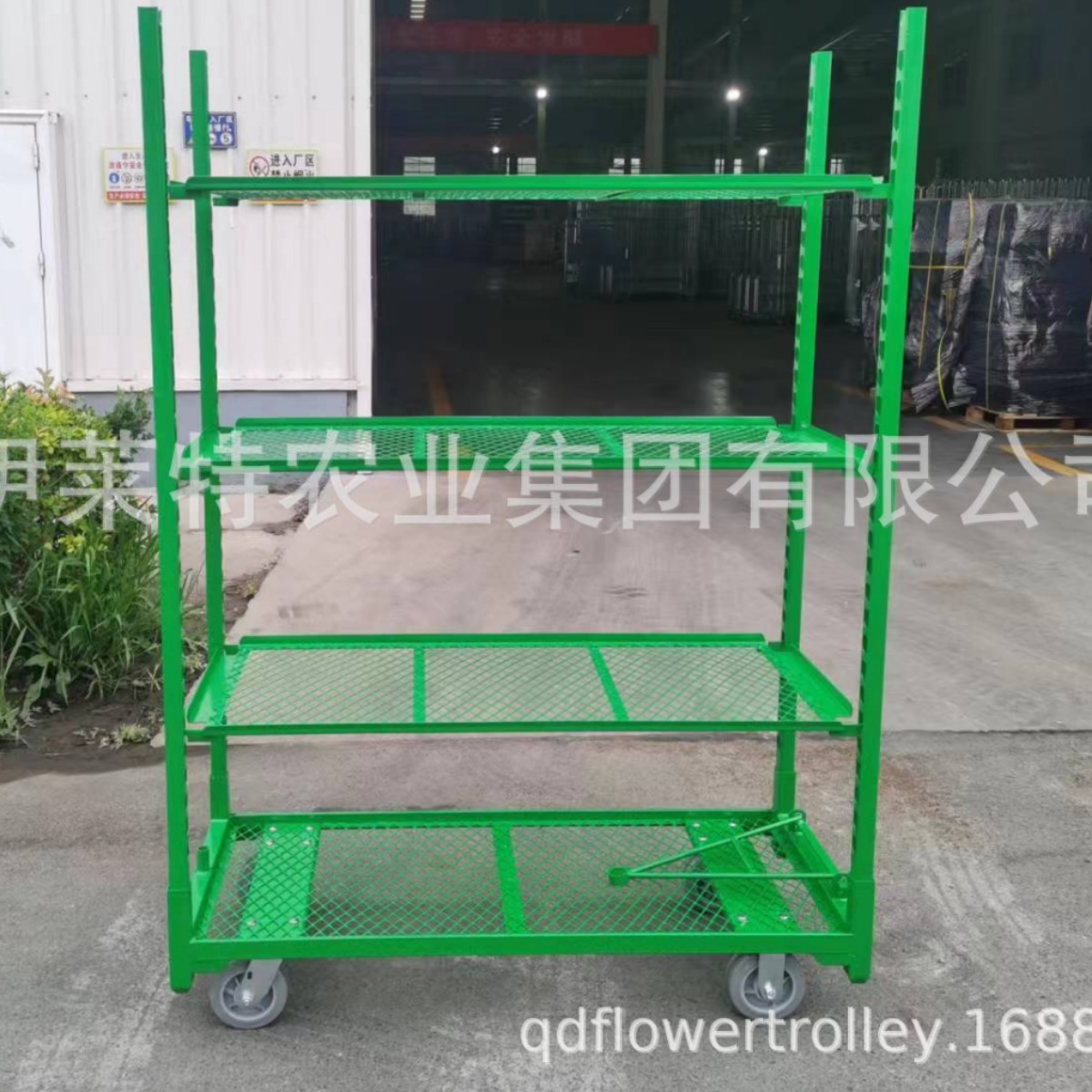 厂家推荐销售花架车，  周转车， 花卉台车， 商场展示运输车