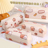 Cartoon cute capacious teaching pencil case for elementary school students, with little bears, oxford cloth, wholesale