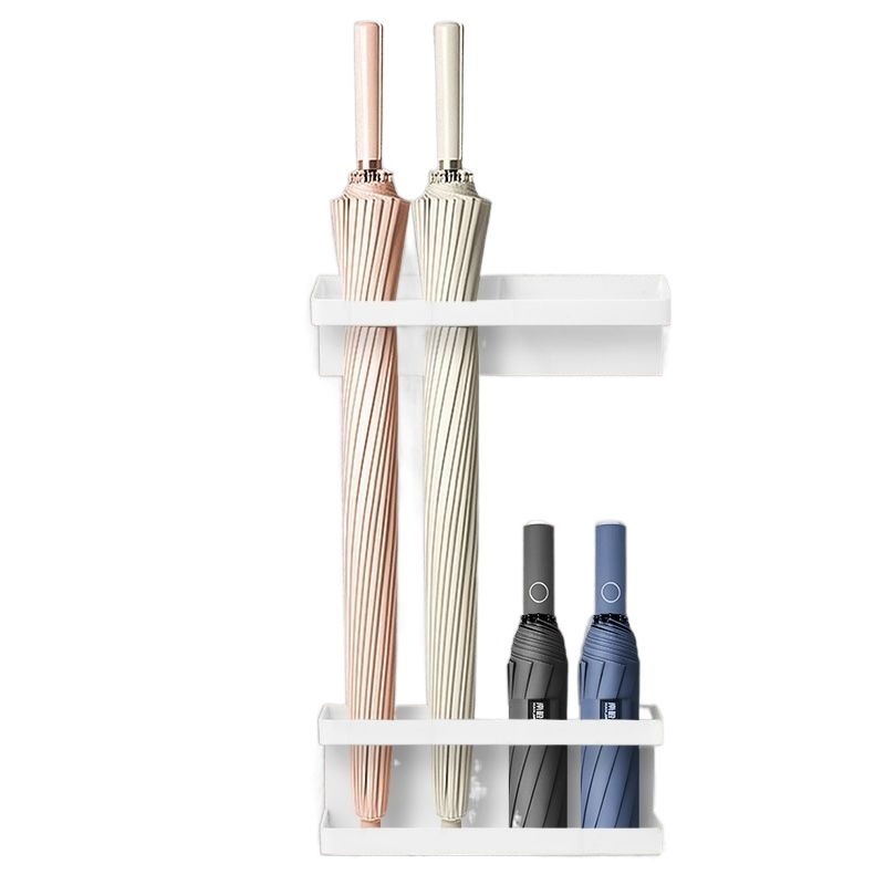 Household umbrella rack entrance door iron art magnetic suction umbrella storage rack simple creative anti -theft door magnetic suction