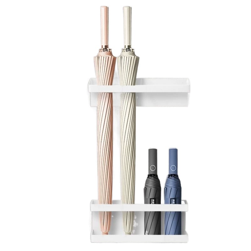 Household umbrella rack entrance door iron art magnetic suction umbrella storage rack simple creative anti -theft door magnetic suction