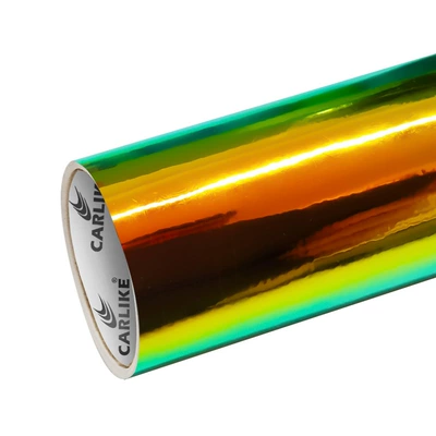 Rainbow Electroplated Pvc Car Color-Changing Film, Whole Vehicle Body Decoration Modification Film, Mirror-Like Dazzling Sticker, Color-Changing (Automotive Film) - 135x-18-m-rainbow-plating-spot-green