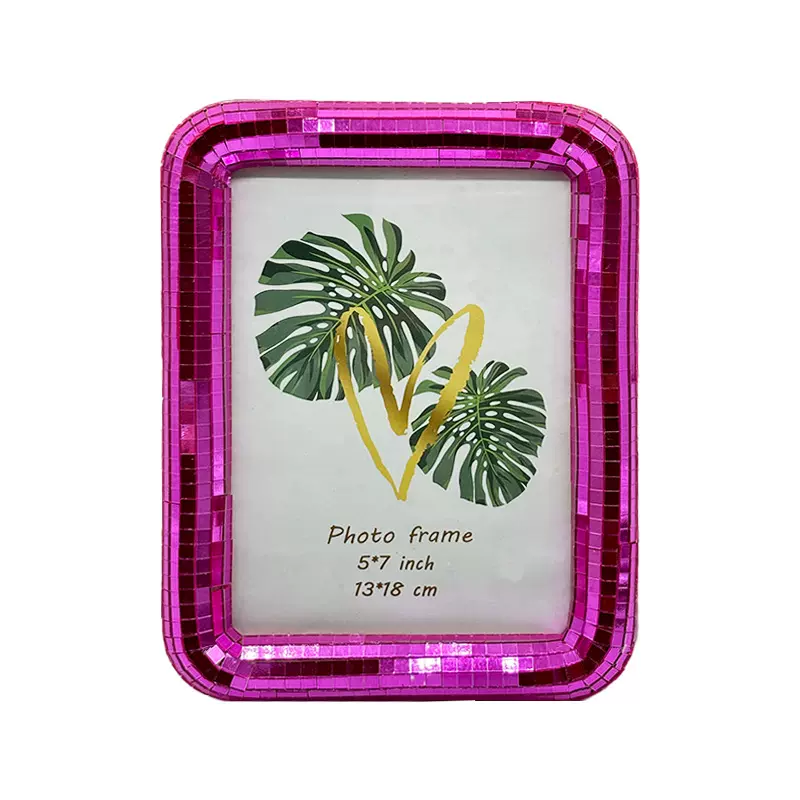 跨境高级感北欧简约相框创意框摆台7寸8寸10寸空框马赛克装饰画框