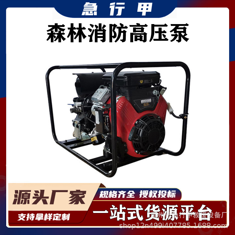 双启动灭火隔膜泵高扬程接力水泵YPB10.5/5手抬式森林消防高压泵
