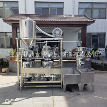 全自动大型商用三联磨浆机将渣分离自动化程度高陕西地区厂家批发