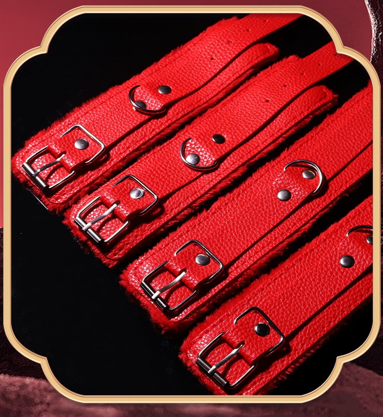 Jiuai SM Couple Bondage Set with Handcuffs, Collar and Restraint Kit — detail image 20