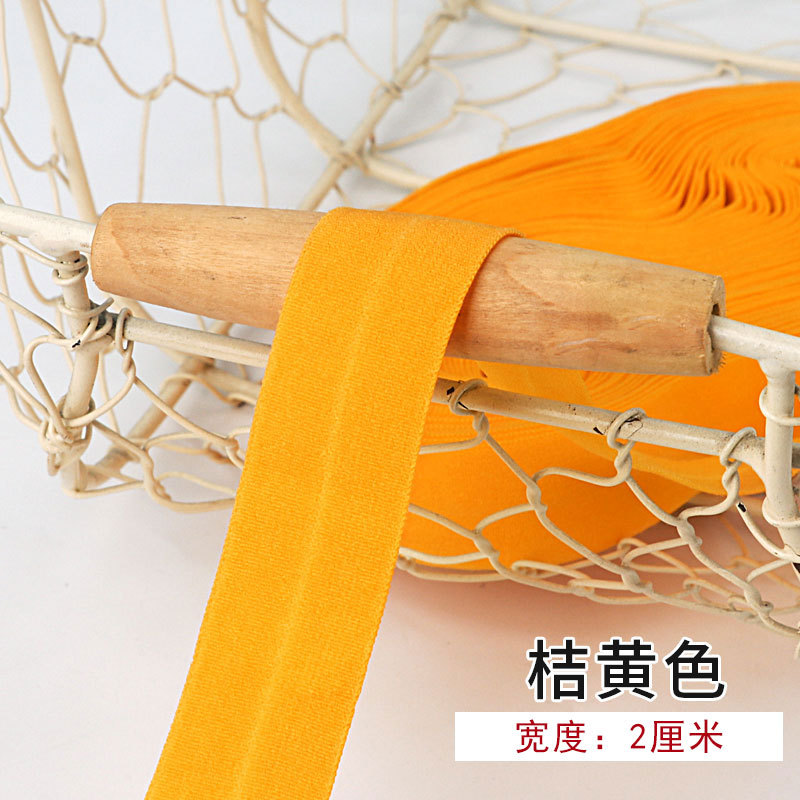 Tira de borde elástico de algodón accesorios de tela tira de borde de ropa de bebé cinta ropa interior banda elástica correa de tela plegable
