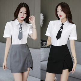 美容技师工作服;工作制服;职业女裙套装