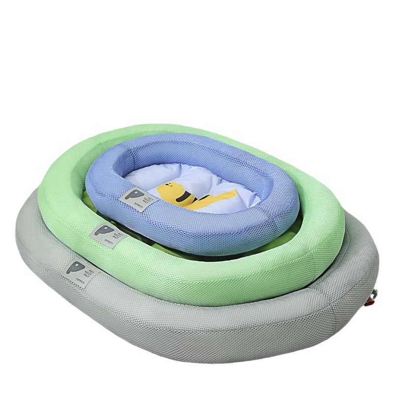 Nueva mascota ovalada nido sándwich cuatro estaciones universal de gran tamaño espacio cuello protección gato nido perro transfronterizo al por mayor