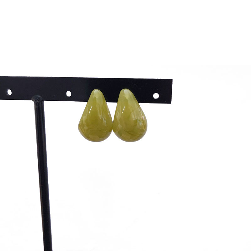 Resin Small Snail Shape Earrings display picture 9