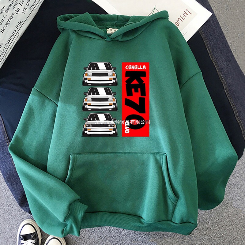 Drift Sweatshirt Ke70 Club Japanese Anime Ae86 Men/Women Fashion Sweatshirtss Japanese Streetwear Clothes Jdm