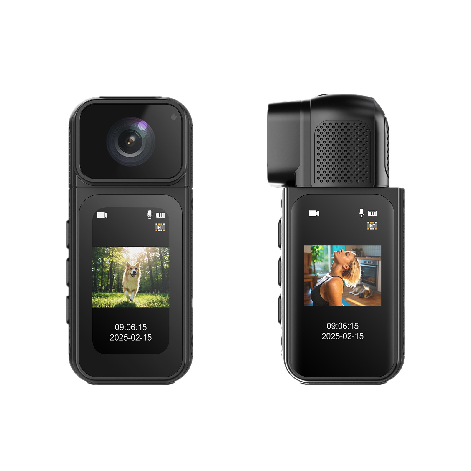 Nueva cámara de movimiento transfronteriza S80 2.7k HD 180 ° rotación Wi-Fi cámara de pulgar magnética