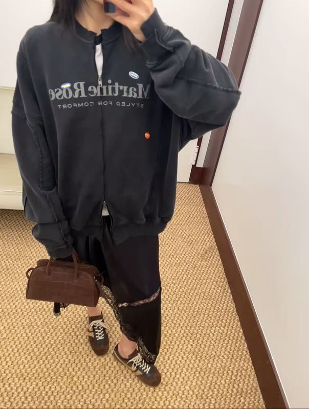 25南油新款美式街头印花春秋运动拉链棒球服|undefined