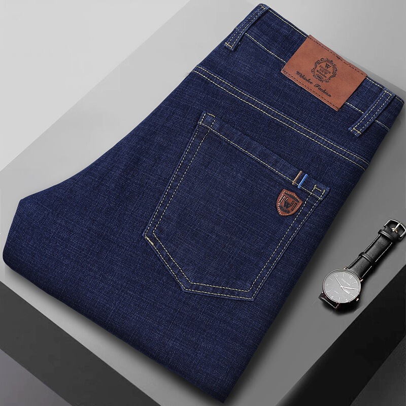 Men's Stretch Casual Pants Nwt Cross-Border Loose Straight-Leg Jeans Men's Slim Fit Cotton Pants Men's Stretch Casual Pants Nwt Cross-Border Loose Straight-Leg Jeans Men's Slim Fit Cotton Pants