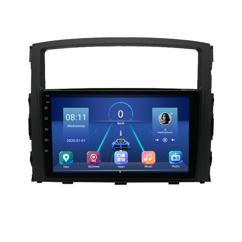 Aplicable a 06-17 Mitsubishi Pajero Android reproductor de navegación MP5 Radio 4 + 64 Carplay incorporado