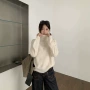 堆堆领2026纯色毛衣