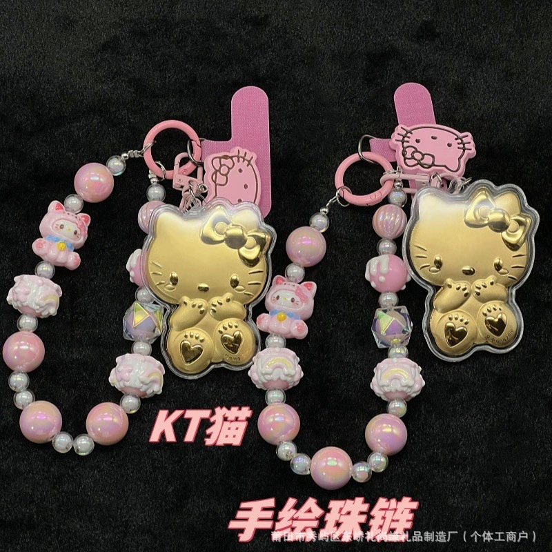 Hello Kitty, мультяшный мобильный телефон, ручная роспись