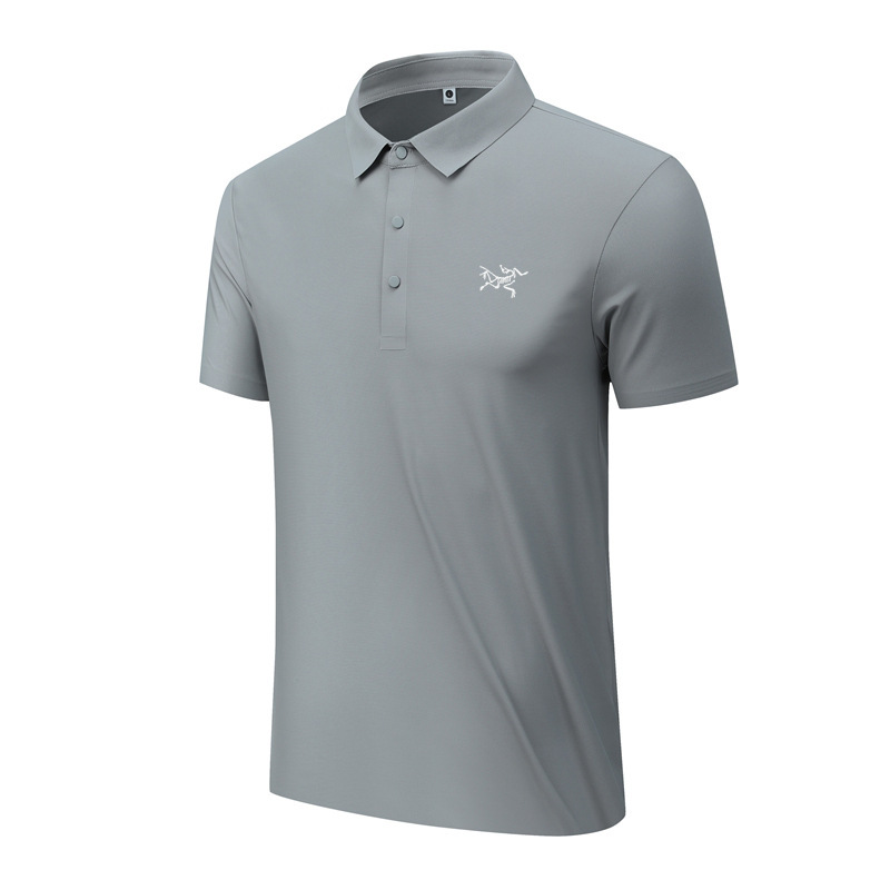 Niaojia Same Quality Ice Silk Quick-Drying Polo Shirt Short-Sleeved T-Shirt Men's Summer 2025 New Lapel Top Men
