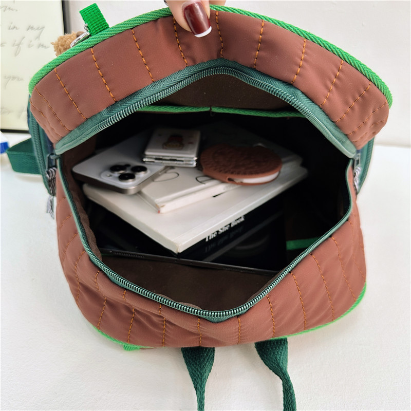 Kindergarten estudiante de dibujos animados mochila estudiante de escuela primaria lindo niño bebé mochila de lona niña padre-niño mochila