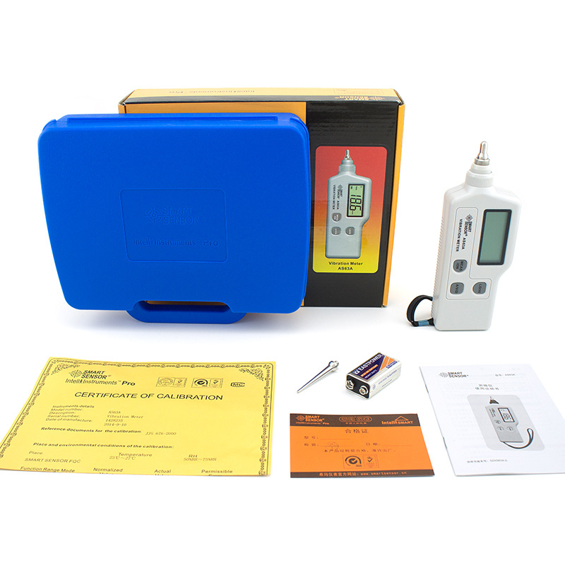测振仪电机测试仪手持振动仪速度加速度马达故障检测仪 AS63A