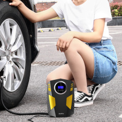 Smart digital car tire on-board air pump 12V portable mini tire inflator car air pump