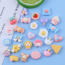 卡通迷你系列 diy奶油胶自制手机壳材料冰箱贴饰品树脂配件批发