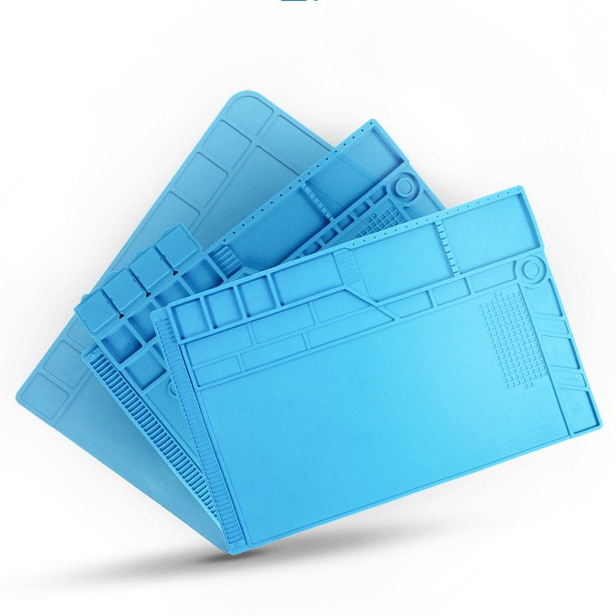 YGtools almohadilla de trabajo de reparación digital electrónica anticorrosión resistente a altas temperaturas con reparación magnética almohadilla de aislamiento de silicona IC