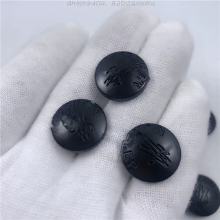 帽子箱包五金logo 方巾扣 古铜做旧 子母扣 扭扣 窗帘环扣 字商标