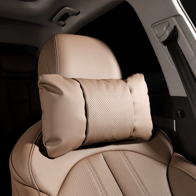 exclusive, H6 neck support, H9 | Waist support - 1-piece-headrest-tongka-brown-nappa-leather-for-comfort-and-stress-relief
