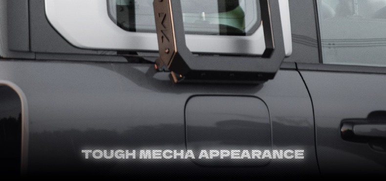 24-26 Brand New Beijing Bj40 American Car Luggage Rack Frame Modified Mk Roof Platform Ladder Mecha Net Accessories