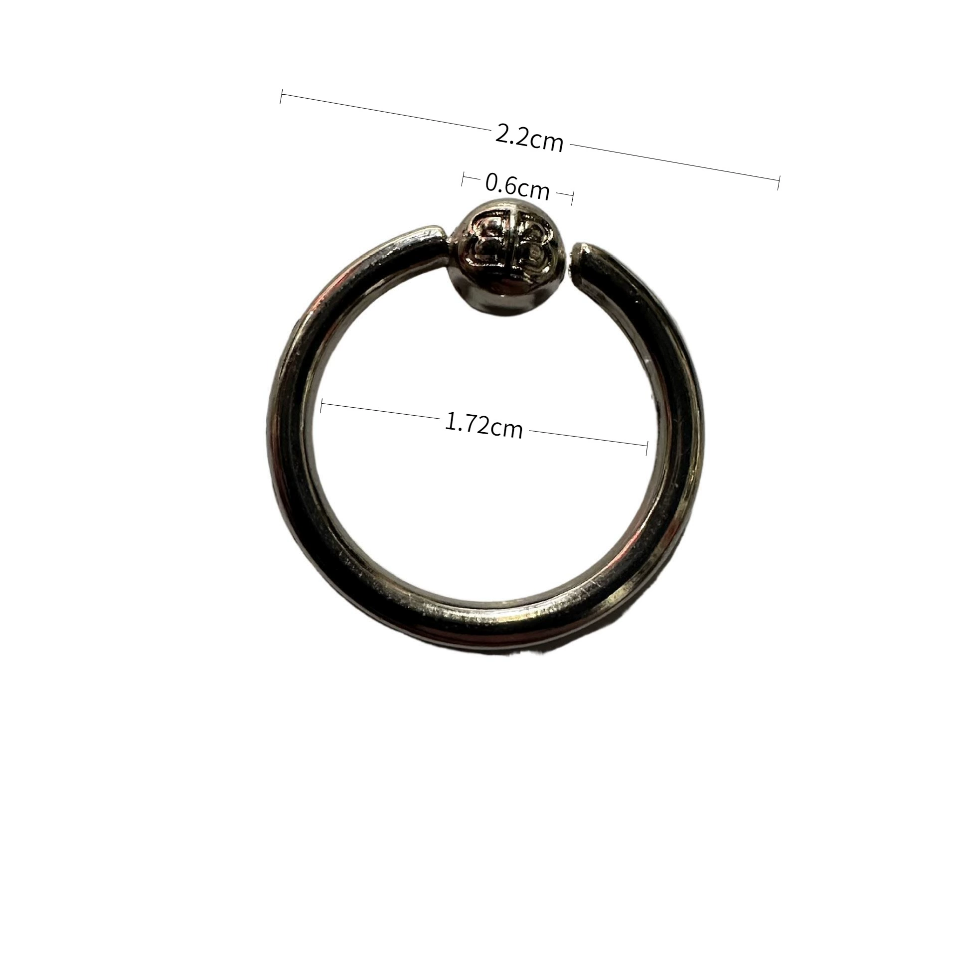 Популярные аксессуары для трансграничных европейских и американских стран с бриллиантовым зажимом, кольцо для носа, кольцо BB