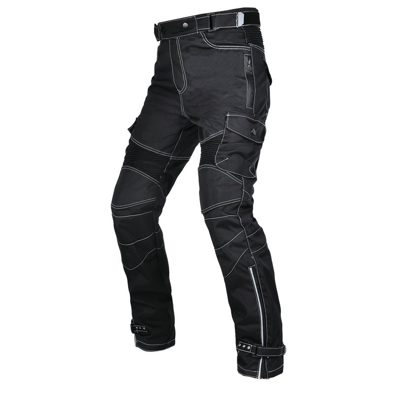VOLERO motocicleta montar pantalones hombres 06 Multi-Bolsa de ropa de trabajo Oxford tela impermeable ajustable cintura alta motocicleta anti-caída Pantalones