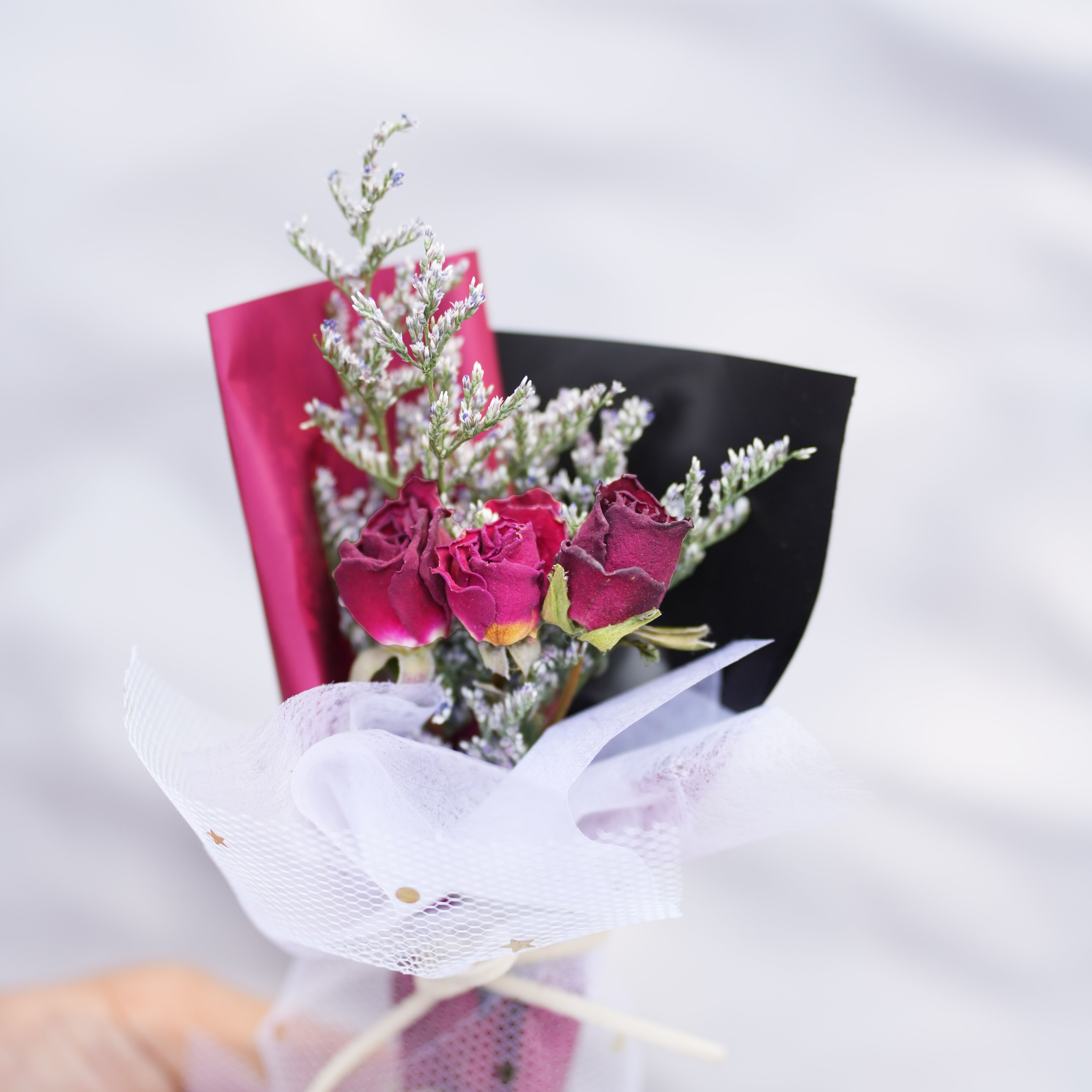 미니 빨간 장미