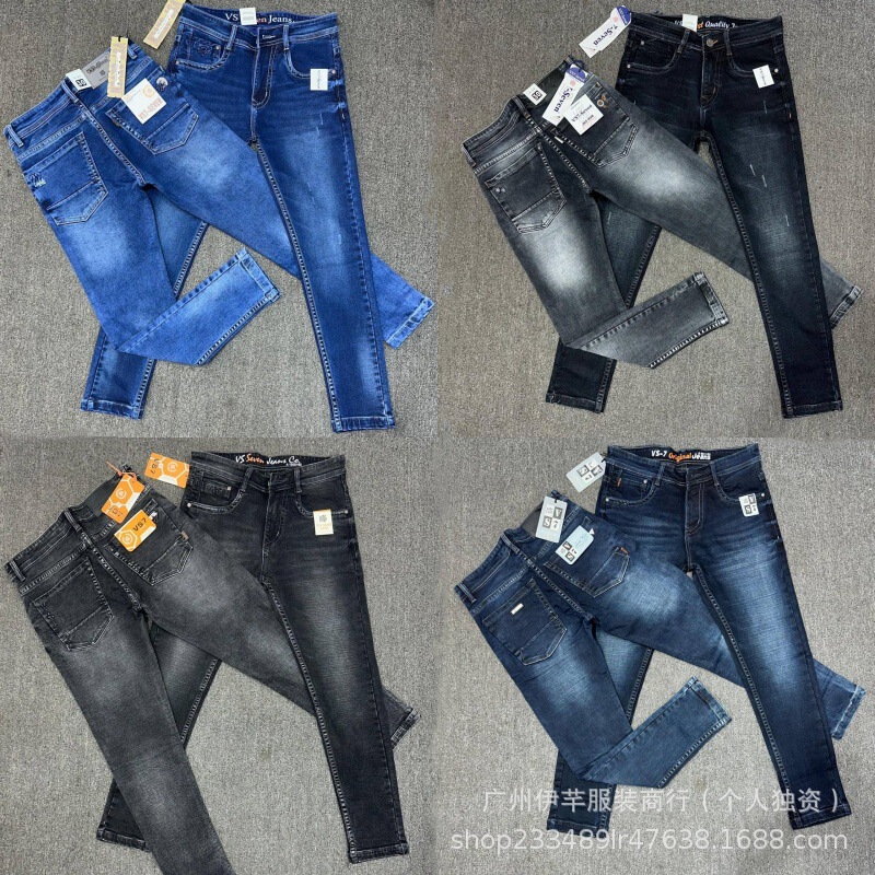 Men's Jeans New Style Slim Fit Stretch Denim Pants for Men Available in Stock Men's Jeans New Style Slim Fit Stretch Denim Pants for Men Available in Stock
