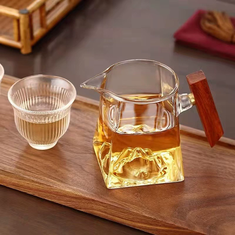 Square tea set, tea cup, filter with accessories, increased thickness
