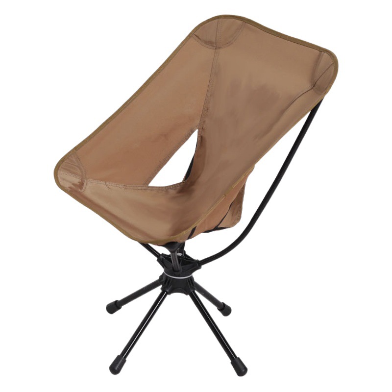 Yunye al aire libre 360 grados giratoria silla plegable 7075 aleación de aluminio portátil silla de pesca silla de camping silla de ocio