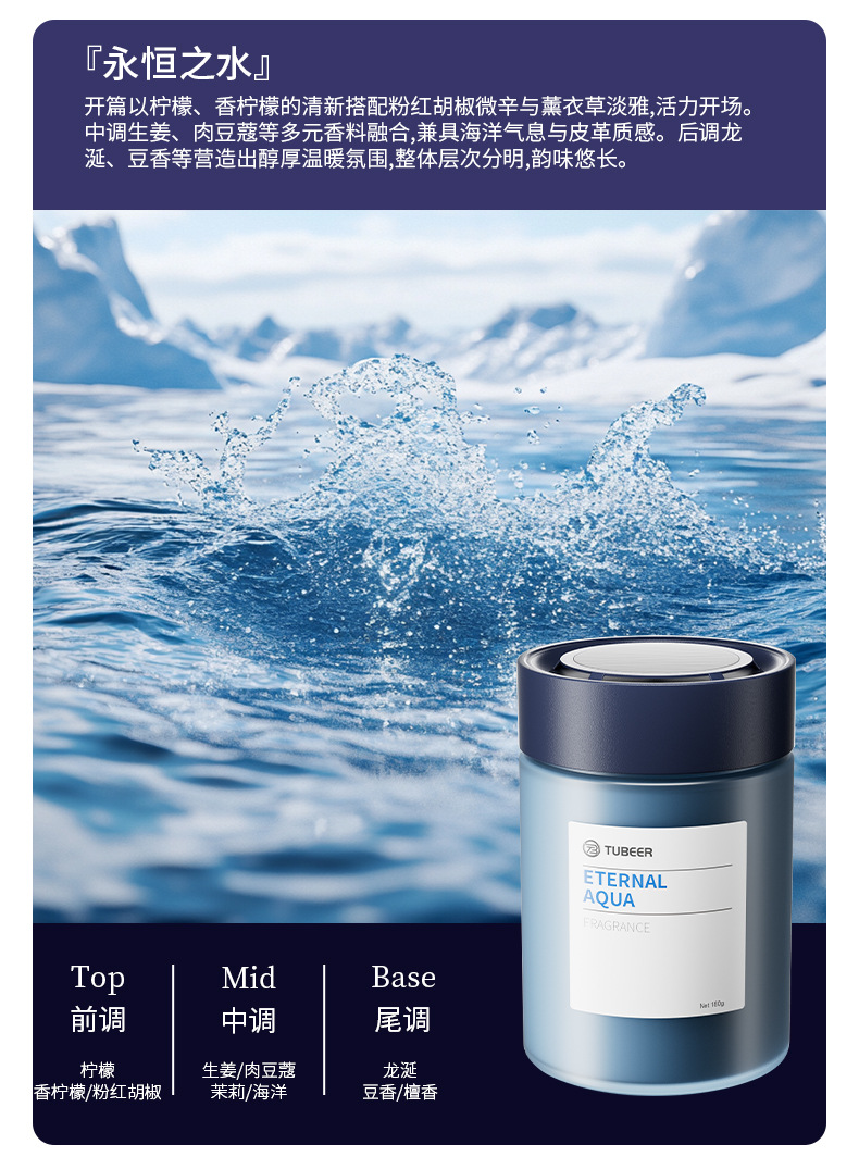 High-End Car Aromatherapy 2024 New Long-Lasting Fragrance Purifies Air and Removes Odor Car Fragrance Solid Balm