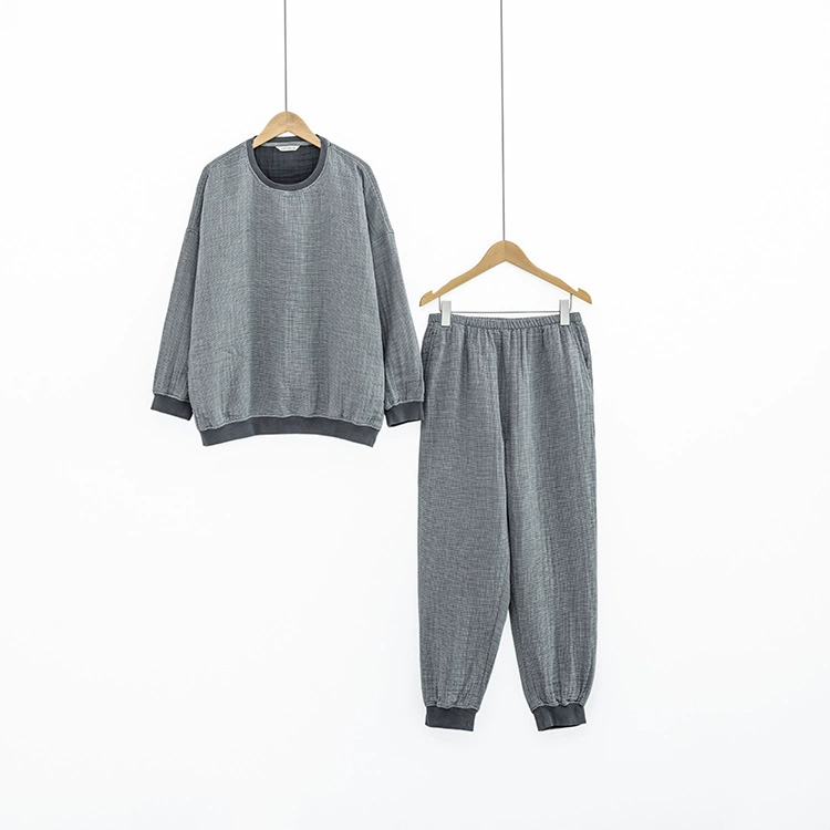 Хорошие товары в японском стиле без печати, хлопчатобумажная четырехслойная пижама