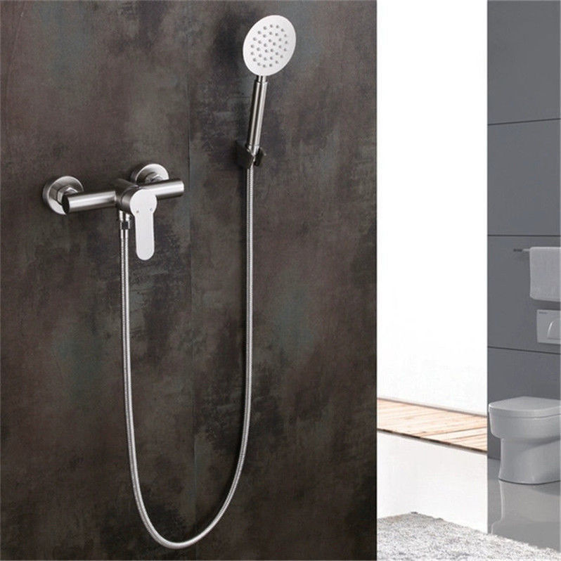 304 stainless steel shower faucet, hot and cold bathtub faucet, bathroom concealed three-in-one faucet, mixing valve set factory Application Scenario