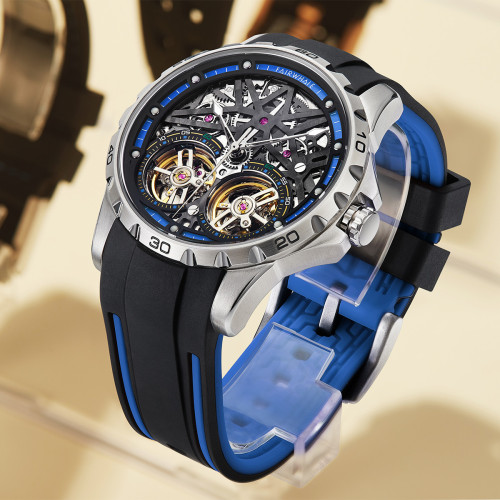 Mark Huafei brand new waterproof trend watch creative round casual watch men's mechanical watch