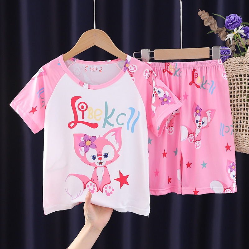 D short set of pink shell