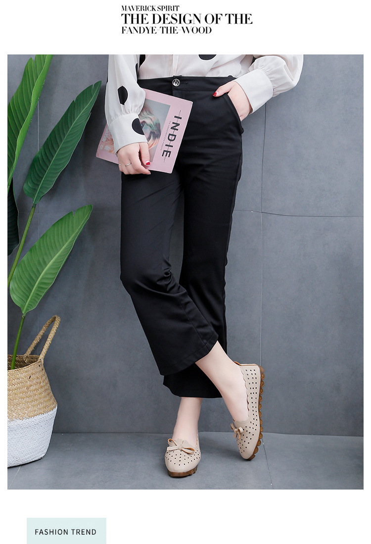Mary Jane shoes women's flat shoes women's shoes and summer models shallow mouth one pedal lazy shoes breathable hollow women's single shoes_voghion.com
