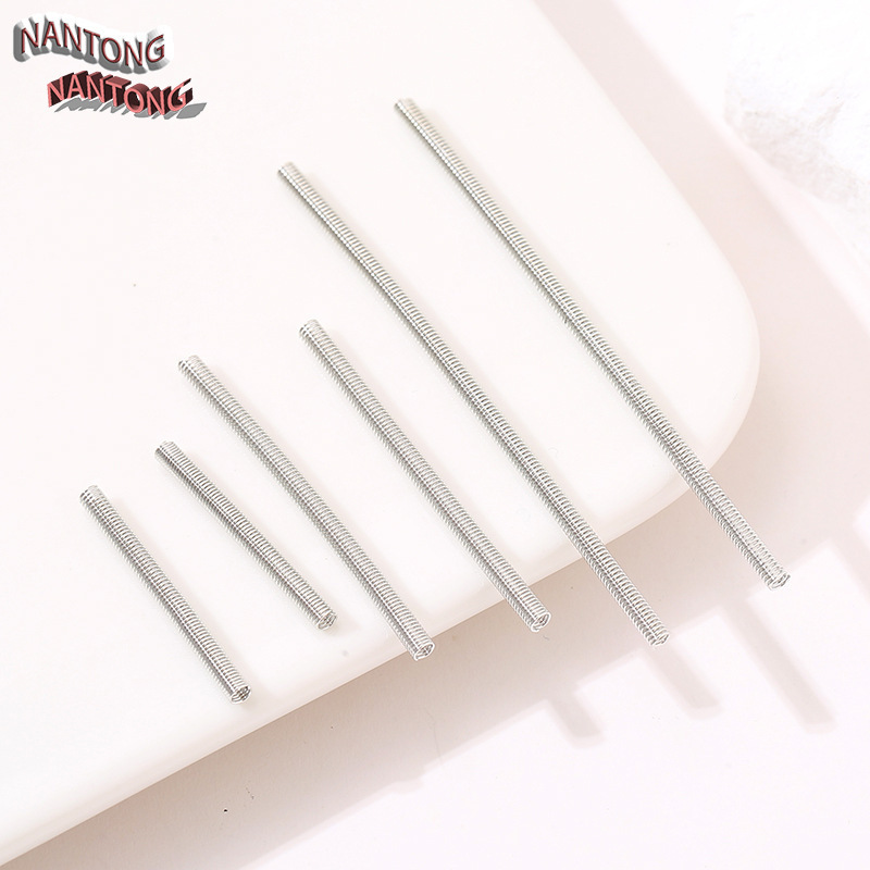 Stainless steel miniature precision white gold small spring bracelet necklace diy jewelry accessories material Stainless steel miniature precision white gold small spring bracelet necklace diy jewelry accessories material