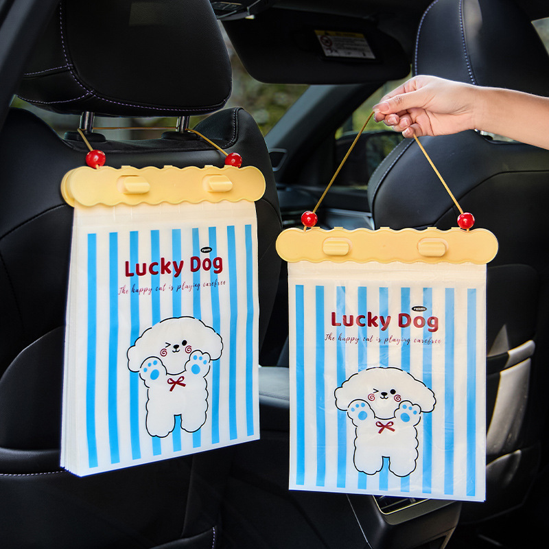 Hanging Car Garbage Bag, Car Garbage Can, Portable Cleaning Bag, Car Storage Bag with Bracket Hanging Car Garbage Bag, Car Garbage Can, Portable Cleaning Bag, Car Storage Bag with Bracket
