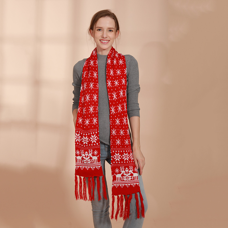 Women's Casual Elk Polyester Scarf display picture 1