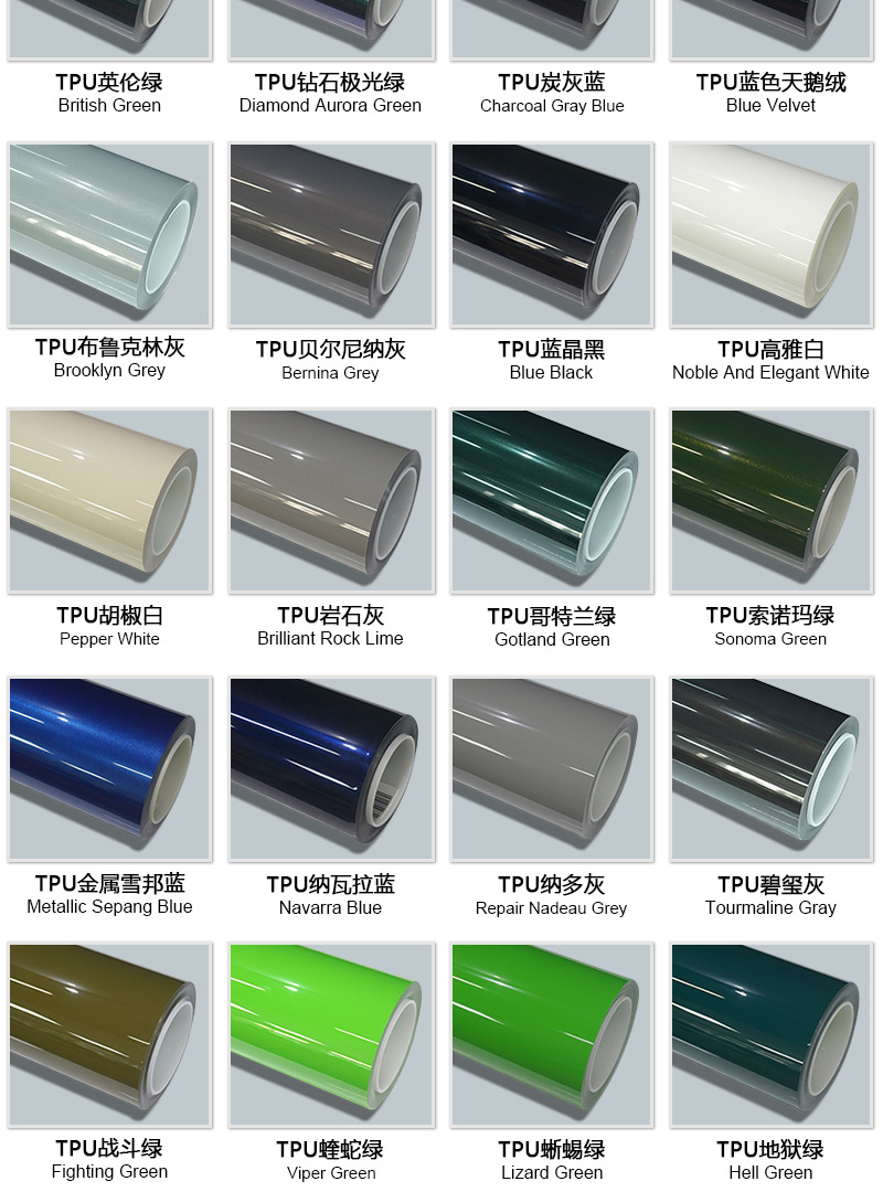 Carlaissl Tpucolor Change Film Self Healing Colored Car Wrap