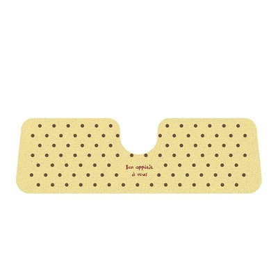 Avtomobil döşəmə paspasları floor mats, car interior decorative - light-milk-coffee-polka-dot-one-piece-rear-seat-50135cm1969-5315