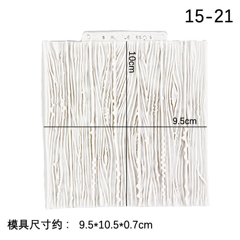 BRICOLAJE simulación de pared de ladrillo azulejo patrón de la piel borde de la corteza textura pad fondant pastel de silicona molde de chocolate borde